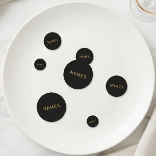 Personalized With 3 Last Name or Nickname on Them Confetti