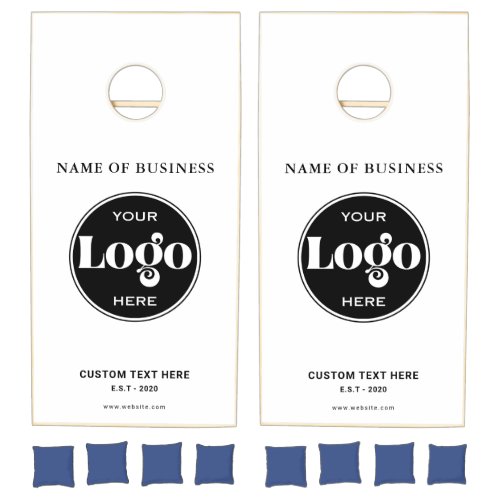 Personalized with Business Name or Logo Cornhole Set
