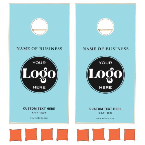 Personalized with Business Name or Logo Cornhole Set