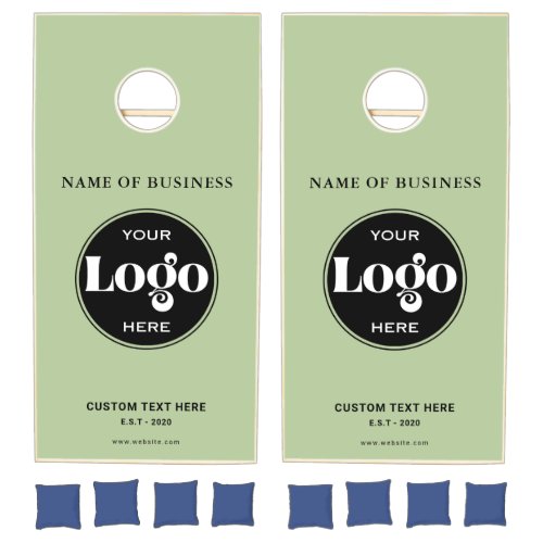 Personalized with Business Name or Logo Cornhole Set