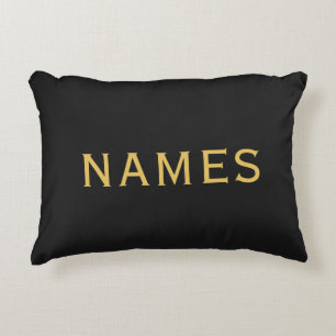 Personalized With Last Name or Nickname on Them Accent Pillow