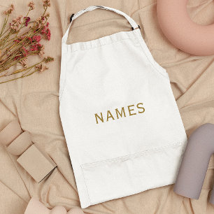 Personalized With Last Name or Nickname on Them Adult Apron