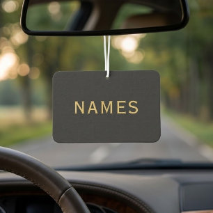 Personalized With Last Name or Nickname on Them Air Freshener