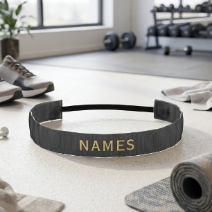 Personalized With Last Name or Nickname on Them Athletic Headband