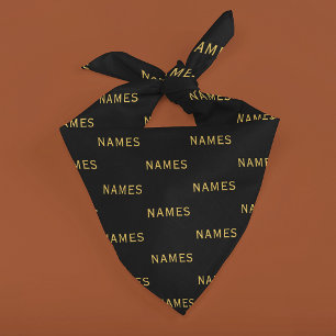 Personalized With Last Name or Nickname on Them Bandana