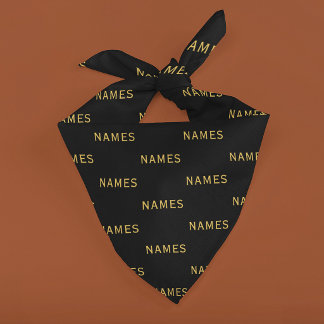 Personalized With Last Name or Nickname on Them Bandana