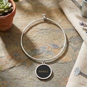 Personalized With Last Name or Nickname on Them Bangle Bracelet
