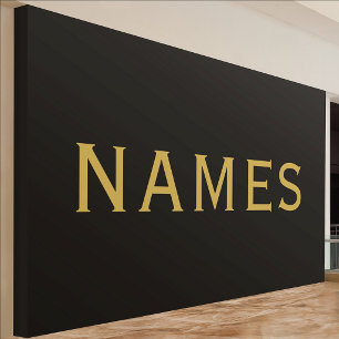Personalized With Last Name or Nickname on Them Banner