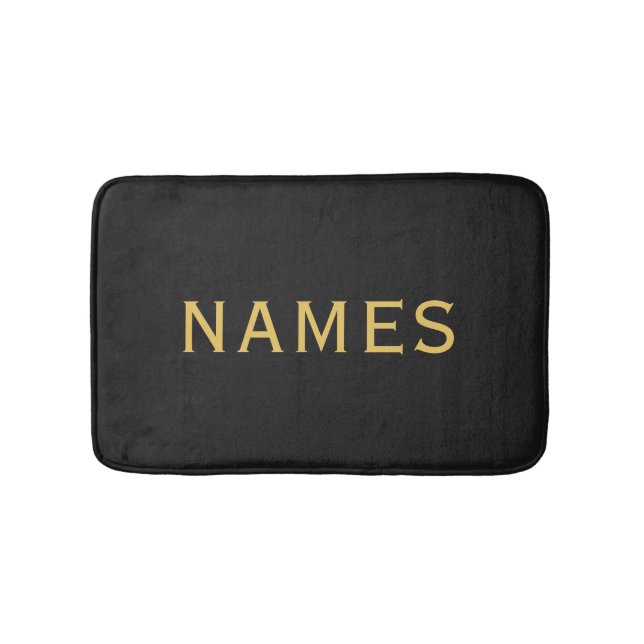 Personalized With Last Name or Nickname on Them Bath Mat (Front)