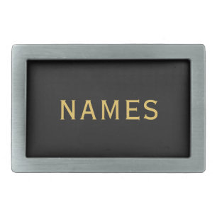 Personalized With Last Name or Nickname on Them Belt Buckle