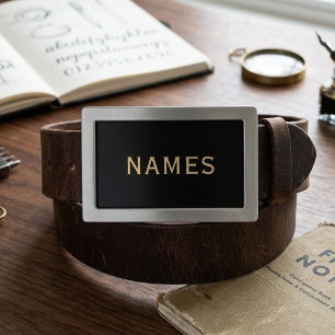 Personalized With Last Name or Nickname on Them Belt Buckle