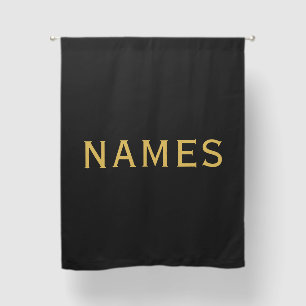 Personalized With Last Name or Nickname on Them Blackout Curtains