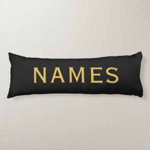 Personalized With Last Name or Nickname on Them Body Pillow