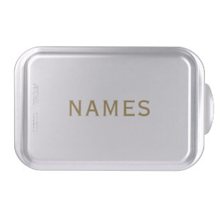 Personalized With Last Name or Nickname on Them Cake Pan