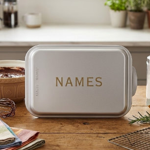Personalized With Last Name or Nickname on Them Cake Pan