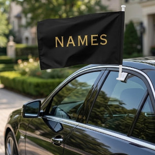 Personalized With Last Name or Nickname on Them Car Flag