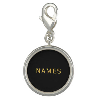 Personalized With Last Name or Nickname on Them Charm