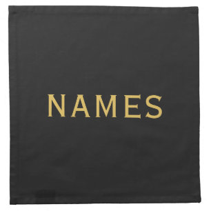 Personalized With Last Name or Nickname on Them Cloth Napkin