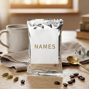 Personalized With Last Name or Nickname on Them Coffee Drink Mix