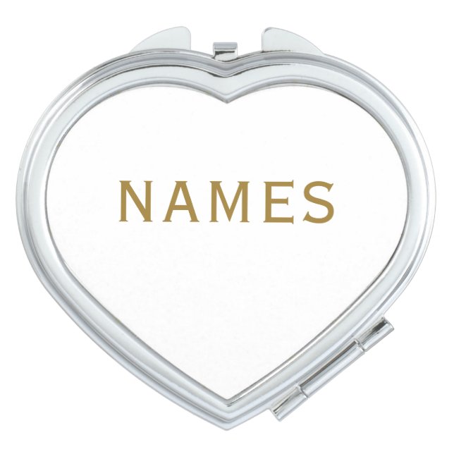 Personalized With Last Name or Nickname on Them Compact Mirror (Front)