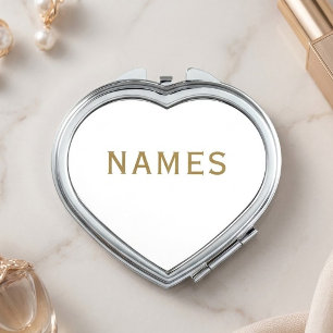 Personalized With Last Name or Nickname on Them Compact Mirror