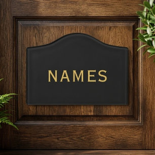 Personalized With Last Name or Nickname on Them Door Sign