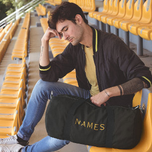 Personalized With Last Name or Nickname on Them Duffle Bag