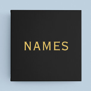 Personalized With Last Name or Nickname on Them Faux Canvas Print