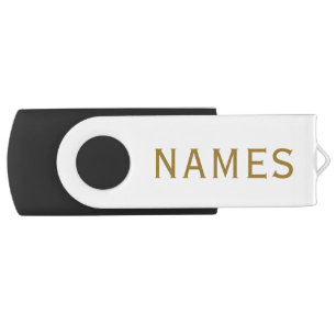 Personalized With Last Name or Nickname on Them Flash Drive