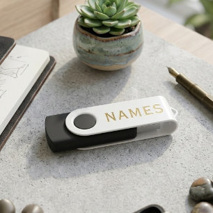 Personalized With Last Name or Nickname on Them Flash Drive