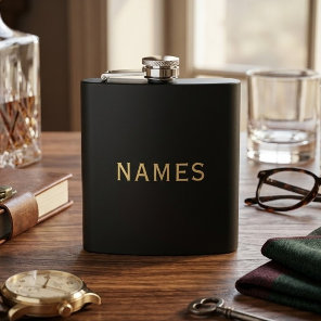 Personalized With Last Name or Nickname on Them Flask