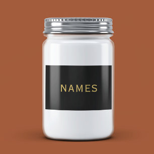 Personalized With Last Name or Nickname on Them Food Label