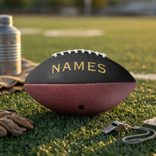 Personalized With Last Name or Nickname on Them Football