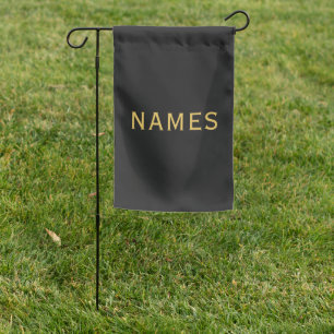 Personalized With Last Name or Nickname on Them Garden Flag