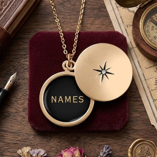 Personalized With Last Name or Nickname on Them Gold Plated Necklace