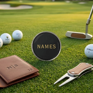 Personalized With Last Name or Nickname on Them Golf Ball Marker