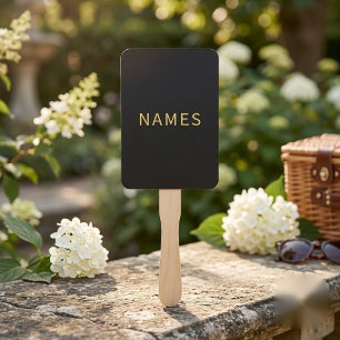 Personalized With Last Name or Nickname on Them Hand Fan