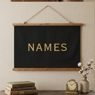 Personalized With Last Name or Nickname on Them Hanging Tapestry