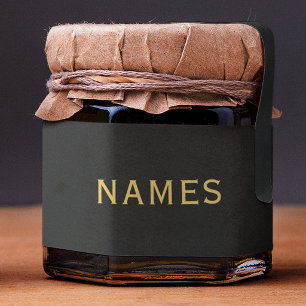 Personalized With Last Name or Nickname on Them Honey Jar Favors