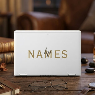 Personalized With Last Name or Nickname on Them HP Laptop Skin