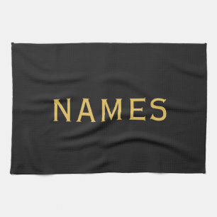 Personalized With Last Name or Nickname on Them Kitchen Towel