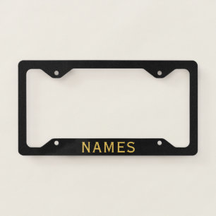Personalized With Last Name or Nickname on Them License Plate Frame