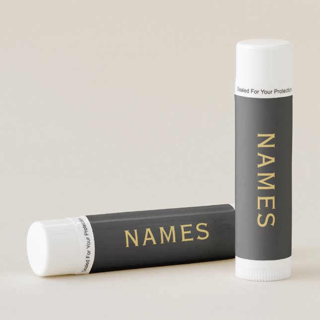 Personalized With Last Name or Nickname on Them Lip Balm (Front)