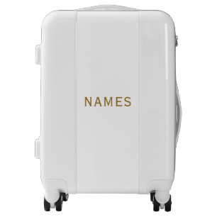 Personalized With Last Name or Nickname on Them Luggage
