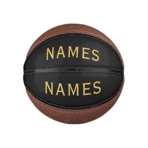 Personalized With Last Name or Nickname on Them Mini Basketball