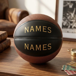 Personalized With Last Name or Nickname on Them Mini Basketball