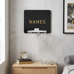 Personalized With Last Name or Nickname on Them Mini Basketball Hoop