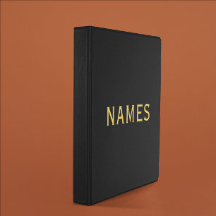 Personalized With Last Name or Nickname on Them Mini Binder