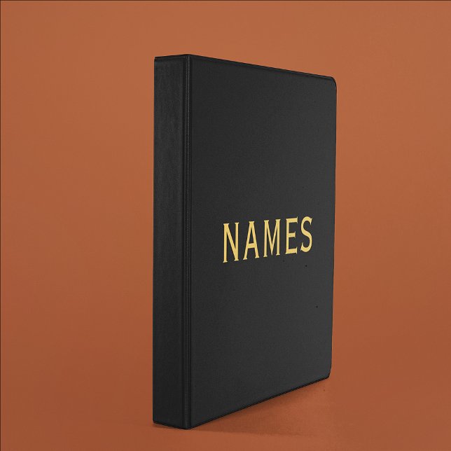 Personalized With Last Name or Nickname on Them Mini Binder (Creator Uploaded)