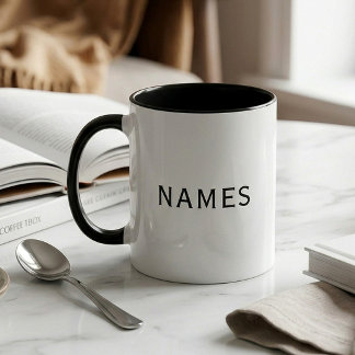 Personalized With Last Name or Nickname on Them Mug